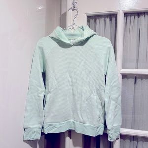 Athleta Girls XXL 16 pastel green hoodie with front pockets